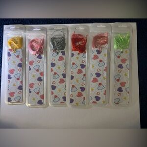 Savage creations, handmade bookmarks, Valentine’s Day, colorful hearts